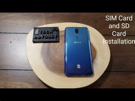 blu g9 sim card setup